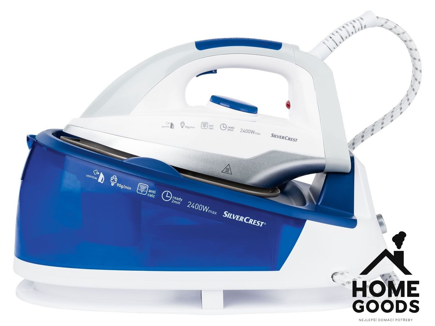 SILVERCREST® Žehlička s parní stanicí SDBS 2400 A1 - Obrázek 4