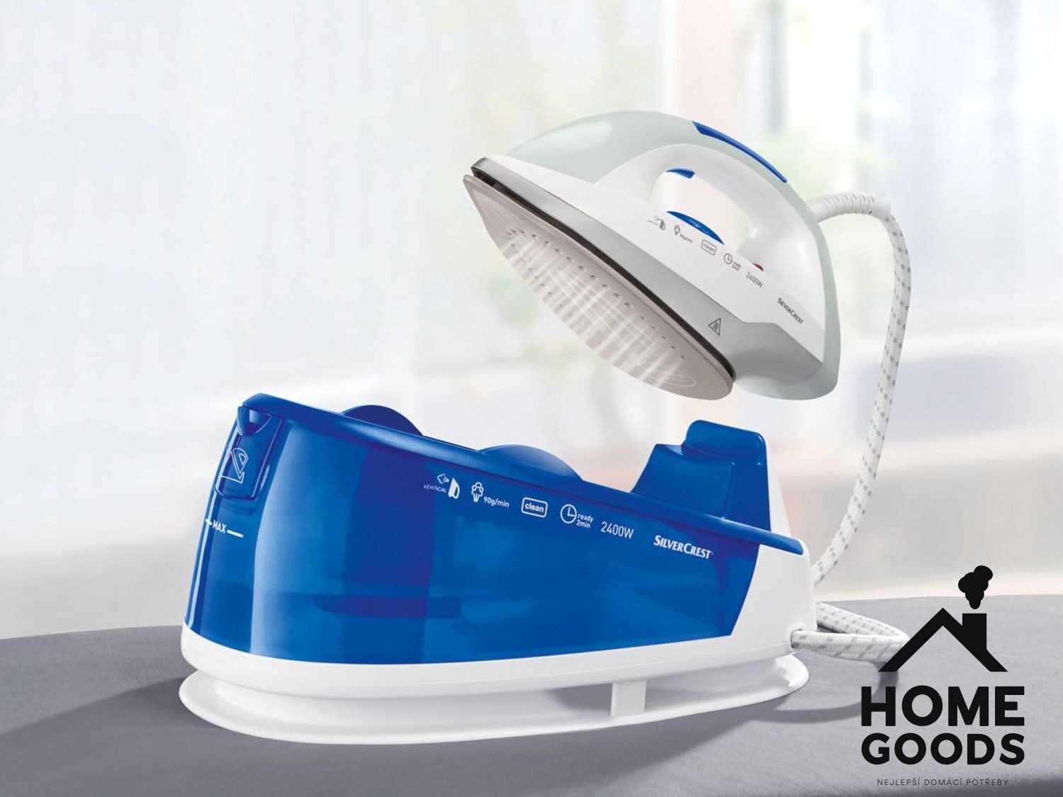 SILVERCREST® Žehlička s parní stanicí SDBS 2400 A1 - Obrázek 9