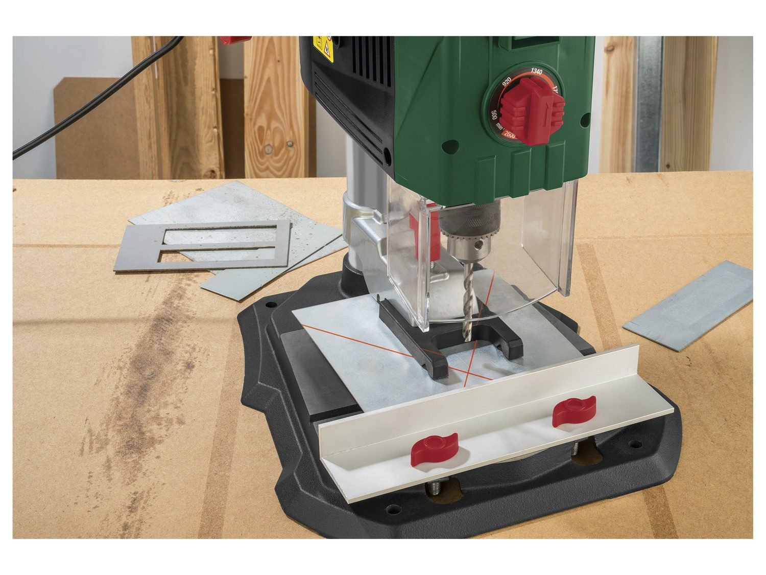 PARKSIDE® Stolní vrtačka s elektronickou regulací otáček PTBMOD 710 C3 - Obrázek 9