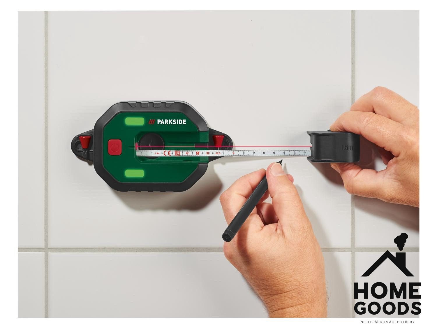 Parkside Laserová vodováha s měřicím pásmem PLLM 10 A1 - Obrázek 2